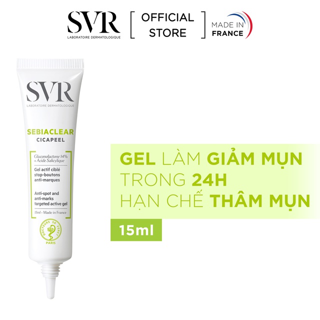 Gel Làm Giảm Mụn SVR Sebiaclear Cicapeel 15ml (Nhập Khẩu)