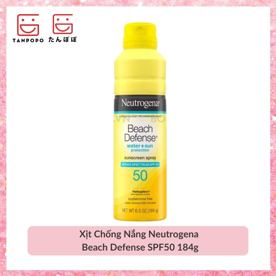 Xịt Chống Nắng Neutrogena Beach Defense SPF50 184g