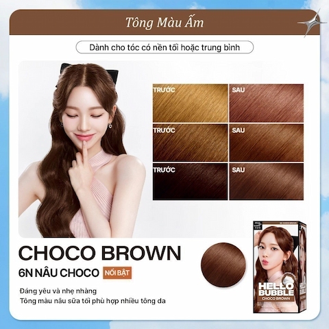 Thuốc Nhuộm Tóc Dạng Bọt Mise En Scene Hello Bubble 100g (Mẫu Mới)