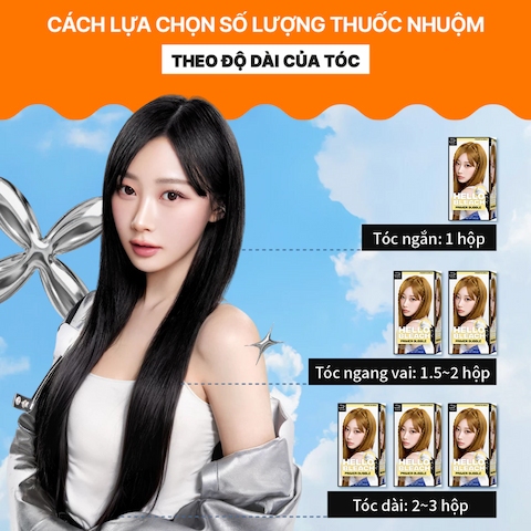 Thuốc Nhuộm Tóc Dạng Bọt Mise En Scene Hello Bubble 100g (Mẫu Mới)