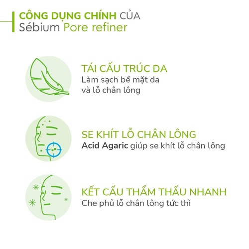 Kem Dưỡng Bioderma Se Khít Lỗ Chân Lông Sebium Pore Refiner (Nhập Khẩu)