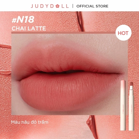 Son Đầu Bông Judydoll Matte Lip Cream 2,6ml