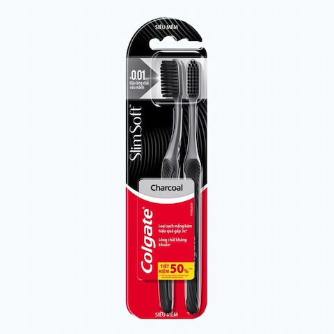 Bàn Chải Đánh Răng Colgate Slimsoft Charcoal 0,01mm