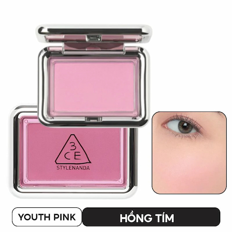 Phấn Má Hồng 3CE New Take Face Blusher 4.5g - Youth Pink