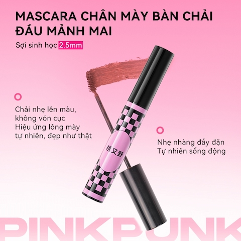 Mascara Chân Mày Pinkpunk No More Brow Worries Tinted Brow - 02