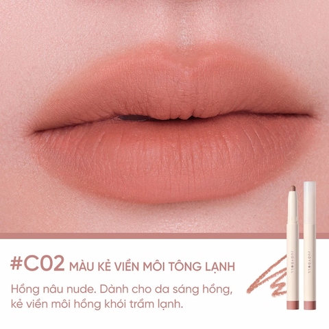 Chì Kẻ Viền Môi Judydoll Soft Matte Lip Pencil 1,25g