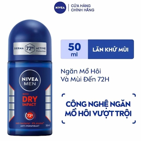 Lăn Khử Mùi Nam Nivea 50ml (Nhập Khẩu)