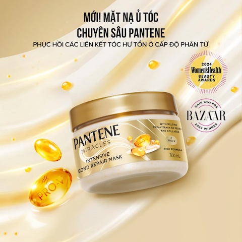 Mặt Nạ Ủ Phục Hồi Liên Kết Tóc Pantene Miracles Miracles Intensive Treatment Mask 300ml