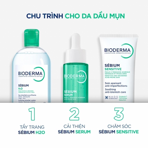 Kem Dưỡng Ẩm Bioderma Dành Cho Da Mụn Sebium Sensitive 30ml (Mẫu Mới)