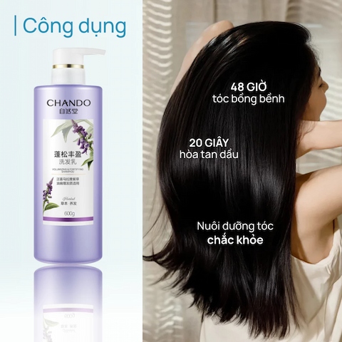 Dầu Gội Chando Làm Phồng & Nuôi Dưỡng Tóc Dày, Chắc Khỏe Himalaya Volumizing & Fortiying 600ml