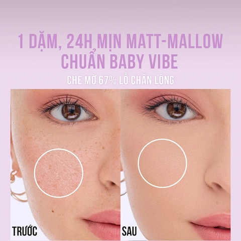 Phấn Nước Maybelline Super Stay Baby Mate Up To 24h 11g - 110.5