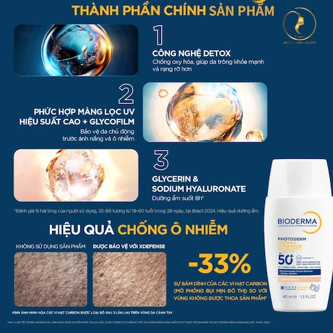 Sữa Chống Nắng Bioderma Phổ Rộng Photoderm Xdefense Ultra-Fluid SPF50+ 40ml