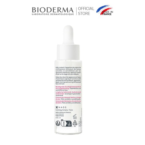 Tinh Chất Dưỡng Ẩm Làm Dịu Cho Da Nhạy Cảm Bioderma Sensibio Defensive Serum 30ml (Nhập Khẩu)