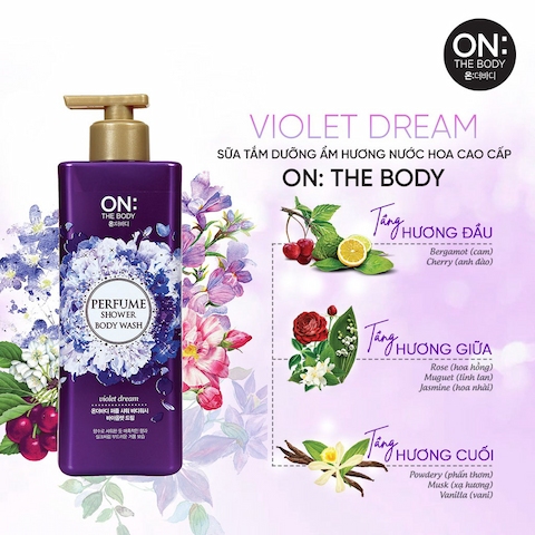 Sữa Tắm On: The Body Perfume Shower Body Wash 500g