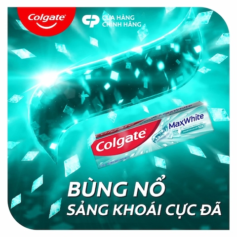 Kem Đánh Răng Hương Bạc Hà Pha Lê Colgate Maxwhite 170g