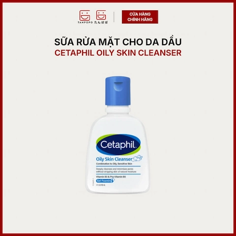 Sữa Rửa Mặt Dịu Nhẹ Không Xà Phòng Cetaphil Oily Skin Cleanser (Da Dầu) (Mẫu Mới)