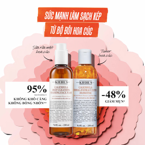 Sữa Rửa Mặt Kiehl’s Calendula Deep (Nhập Khẩu)