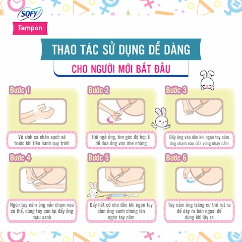 Băng Vệ Sinh Sofy Soft Tampon Super Siêu Thấm (Ban Ngày) - 9 Miếng