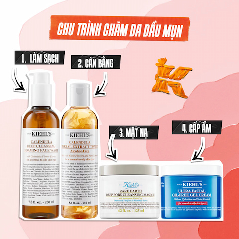 Sữa Rửa Mặt Kiehl’s Calendula Deep (Nhập Khẩu)