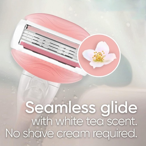 Dao Cạo Nữ Gillette Venus Comfortglide White Tea (1 Cán + 2 Lưỡi)
