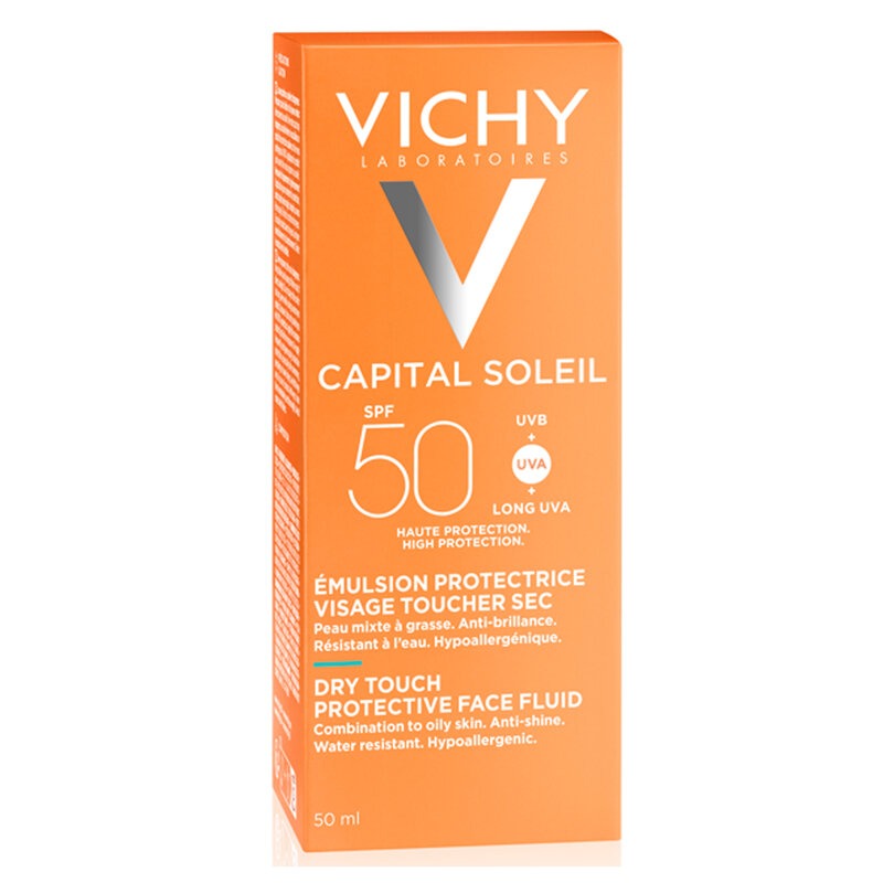 Kem Chống Nắng Vichy Capital Soleil Emulsion SPF50 50ml (Nhập Khẩu)