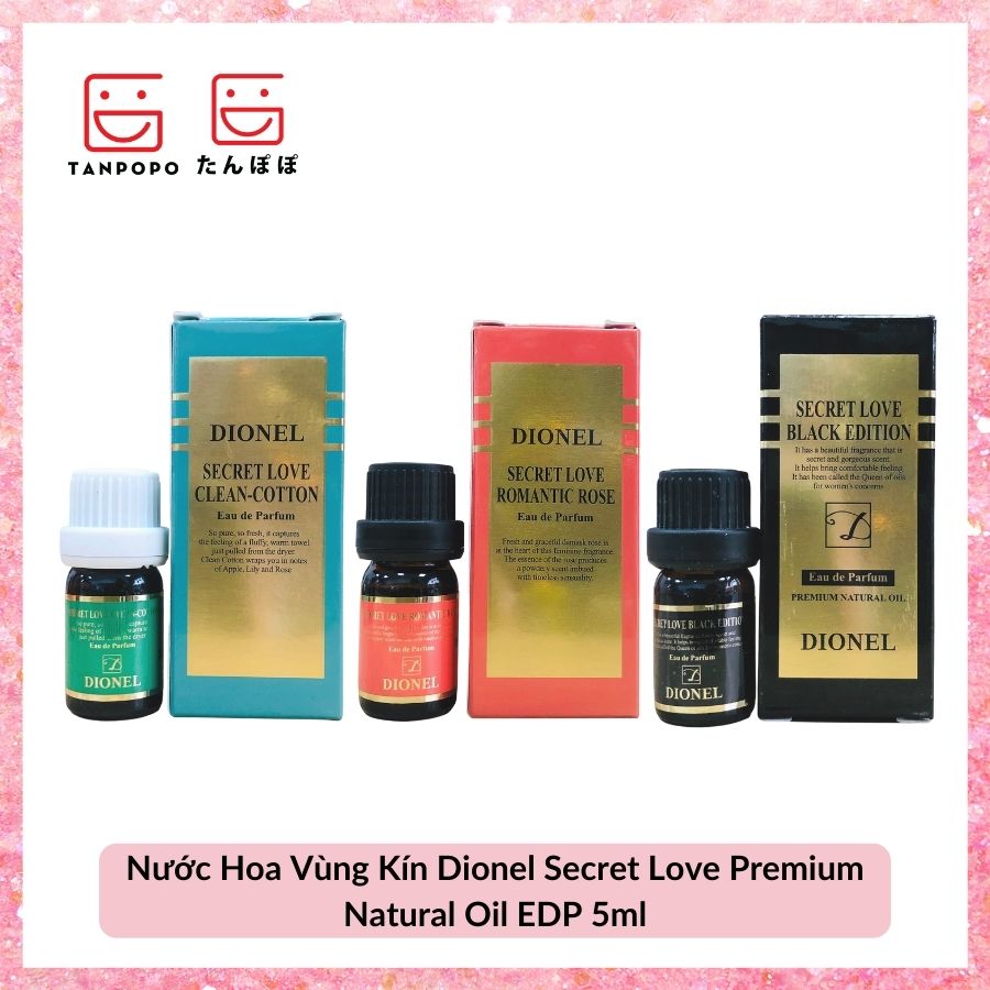 Nước Hoa Vùng Kín Dionel Secret Love Premium Natural Oil EDP 5ml