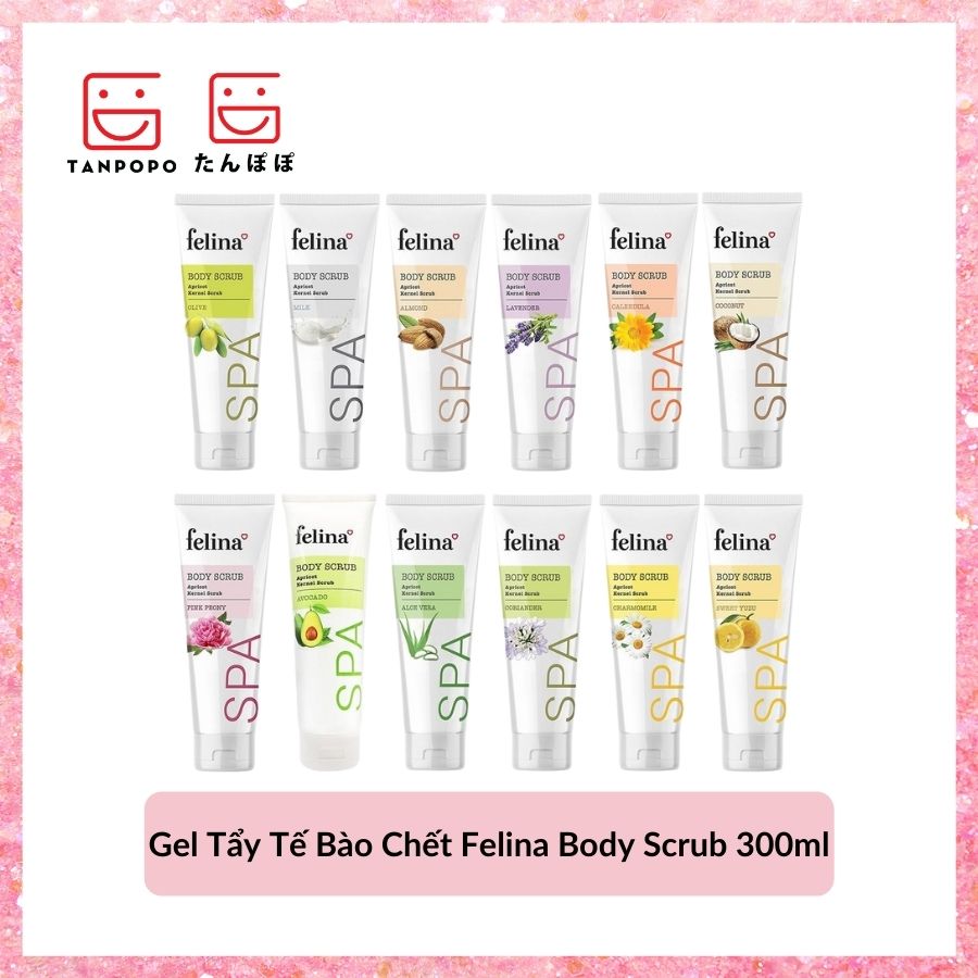 Gel Tẩy Tế Bào Chết Felina Body Scrub 300ml