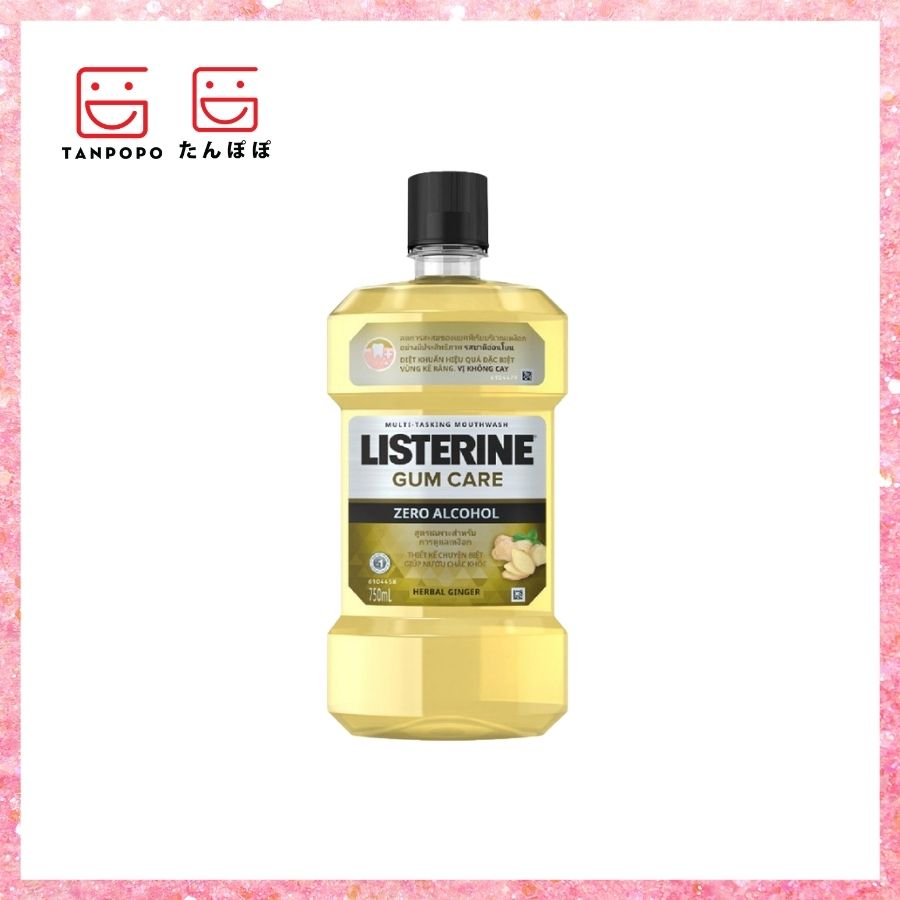 Nước Súc Miệng Listerine Gum Care Zero Alcohol