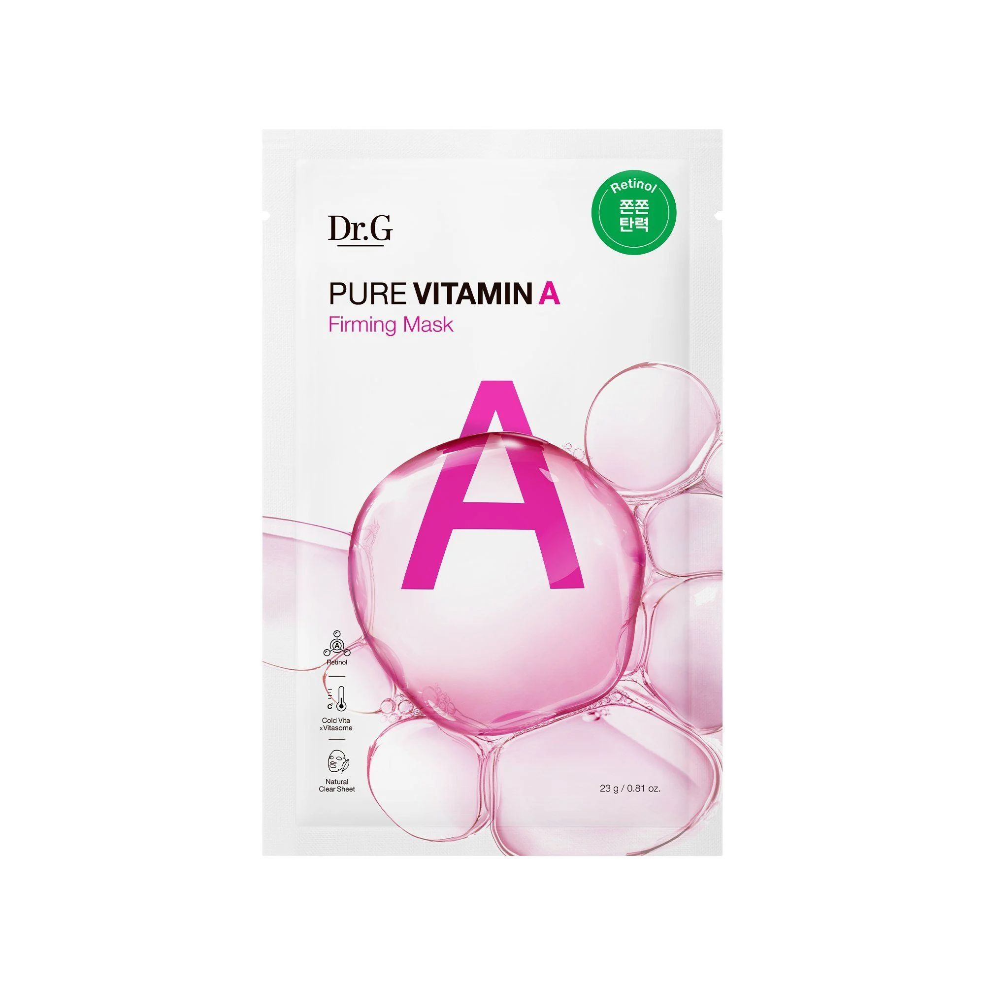 Mặt Nạ Giấy Dr.G Pure Vitamin A Firming Mask 23g