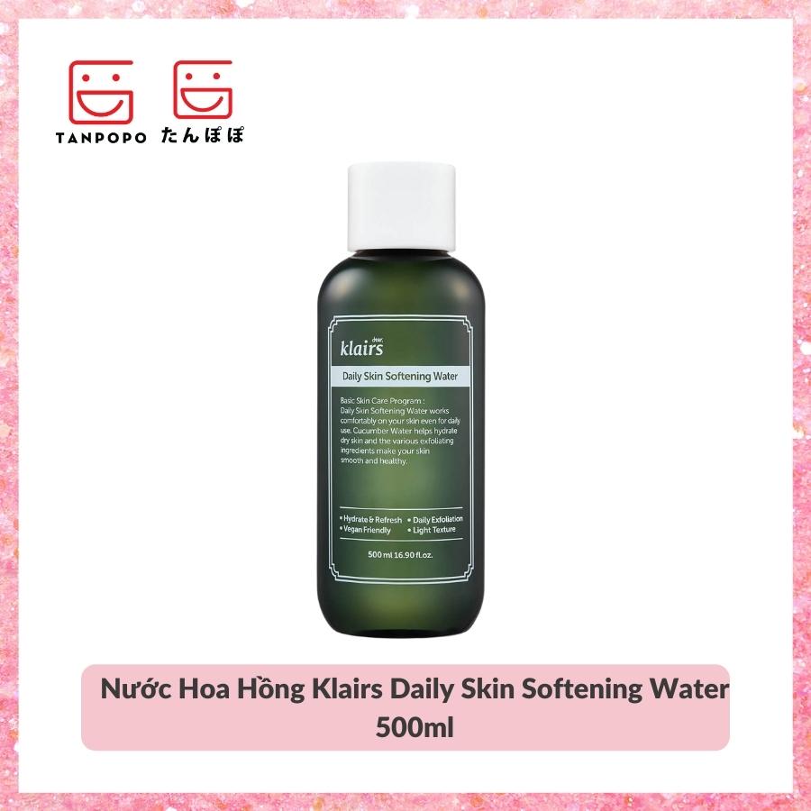 Nước Hoa Hồng Klairs Daily Skin Softening Water 500ml