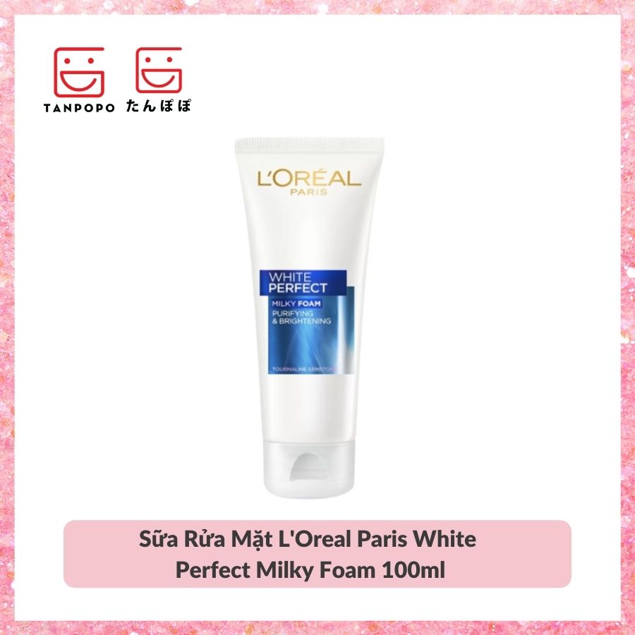 Sữa Rửa Mặt L'Oreal Paris White Perfect Milky Foam 100ml