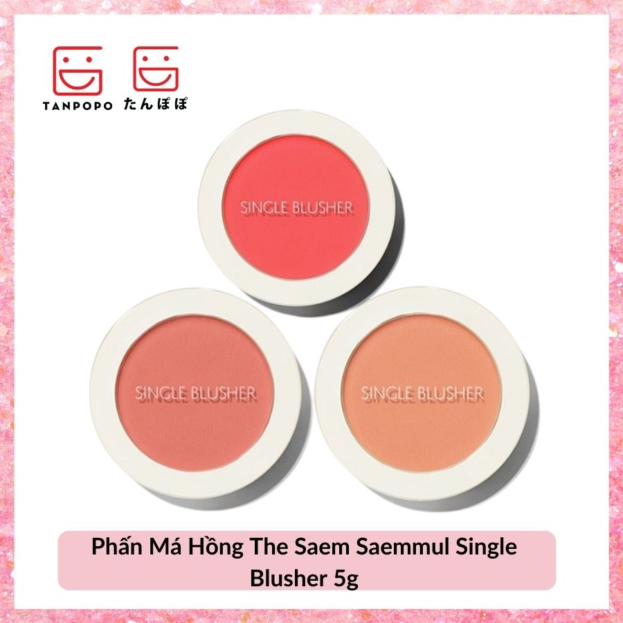 Phấn Má Hồng The Saem Saemmul Single Blusher 5g