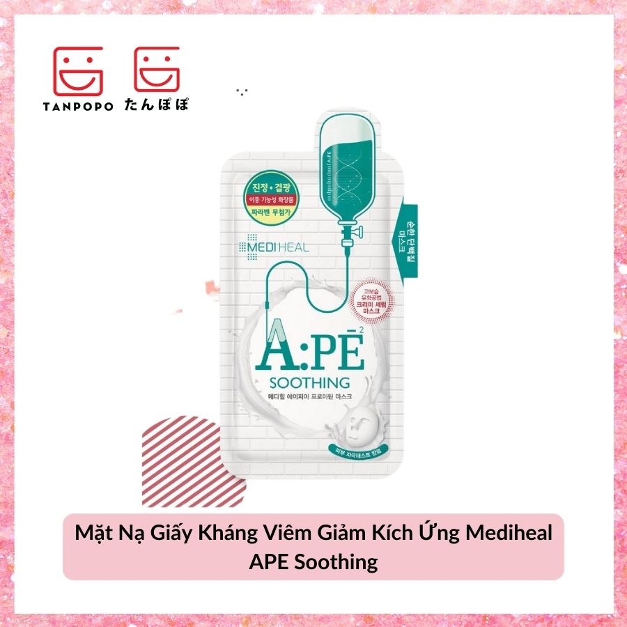 Mặt Nạ Giấy Kháng Viêm Giảm Kích Ứng Mediheal APE Soothing
