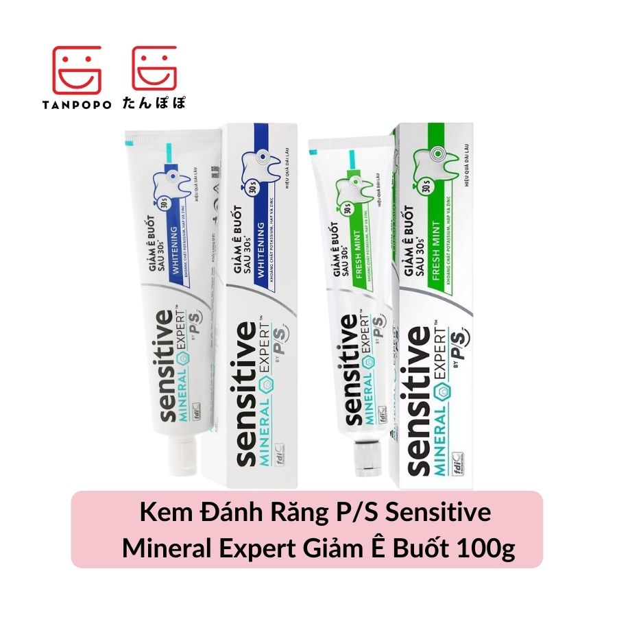 Kem Đánh Răng P/S Sensitive Mineral Expert Giảm Ê Buốt 100g