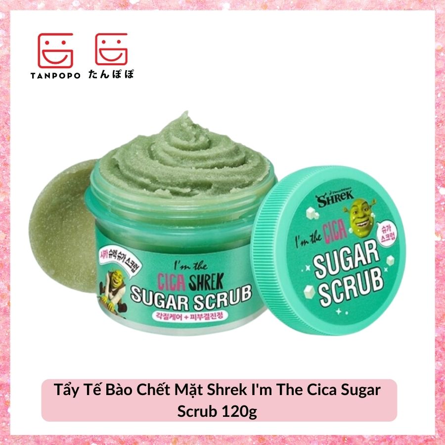 Tẩy Tế Bào Chết Mặt Shrek I'm The Cica Sugar Scrub 120g