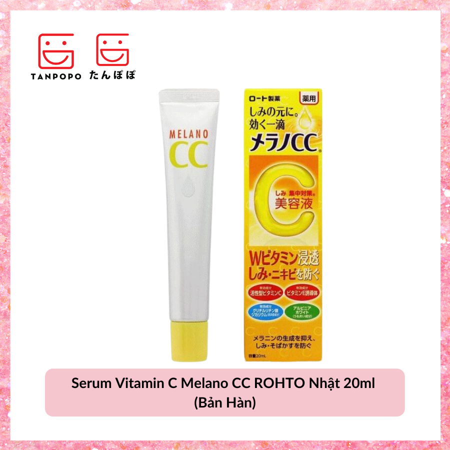 Serum Vitamin C Melano CC ROHTO Nhật 20ml (Bản Hàn)