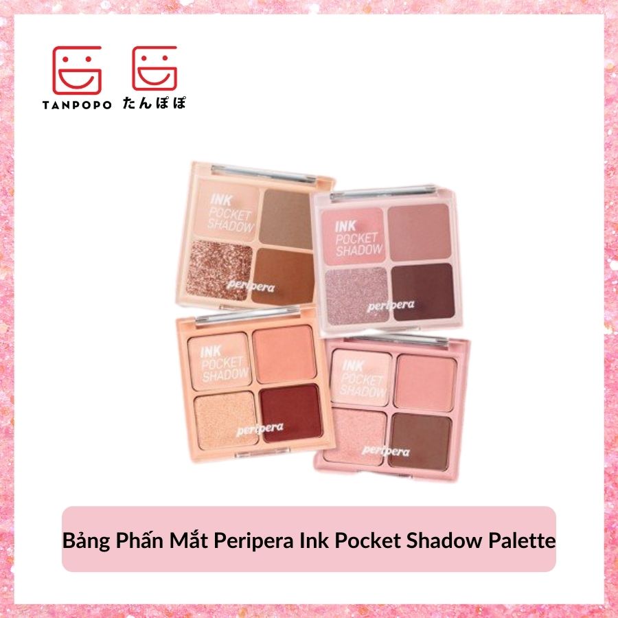 Bảng Phấn Mắt 4 Ô Peripera Ink Pocket Shadow Pallet