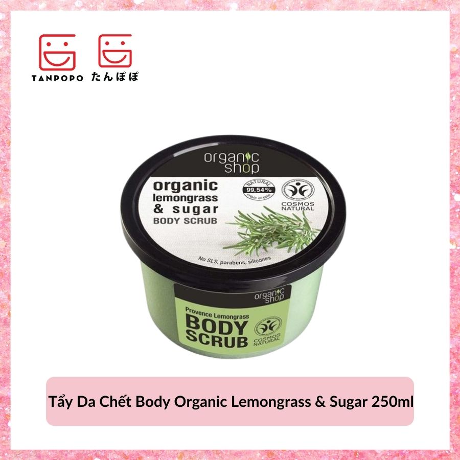 Tẩy Tế Bào Chết Body Organic Lemongrass & Sugar 250ml