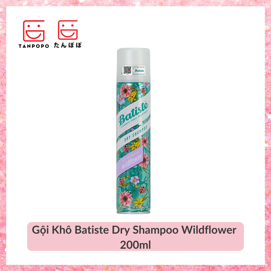 Gội Khô Batiste Dry Shampoo Wildflower 200ml