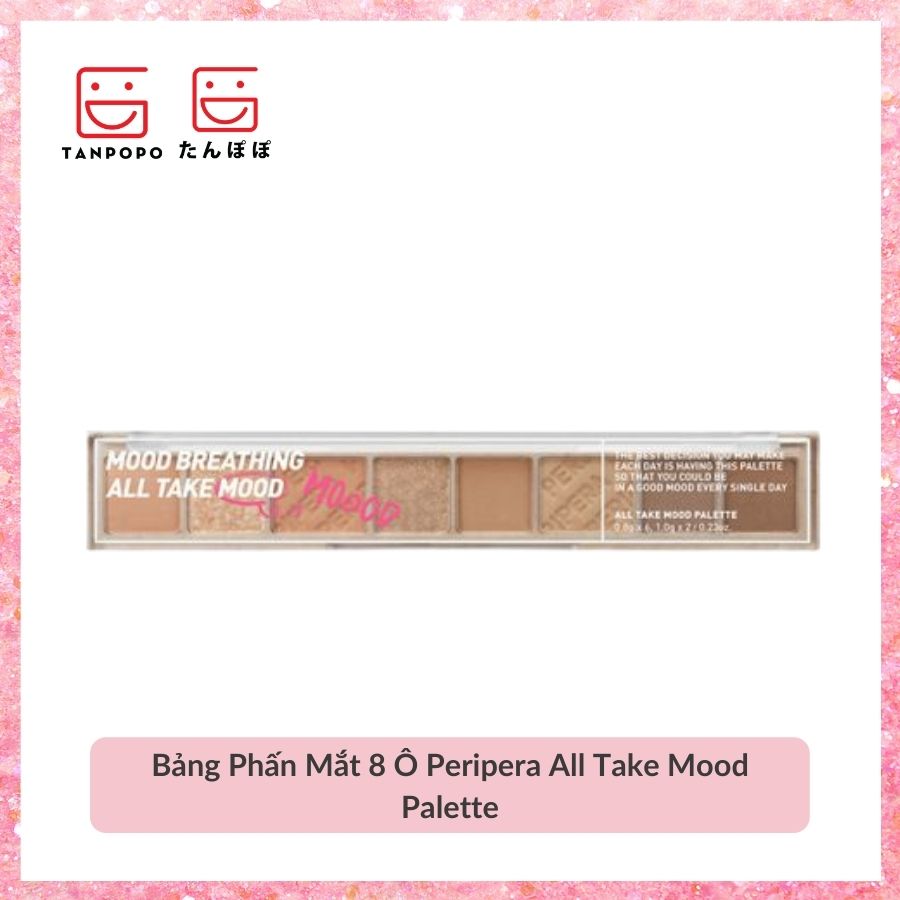 Bảng Phấn Mắt 8 Ô Peripera All Take Mood Palette