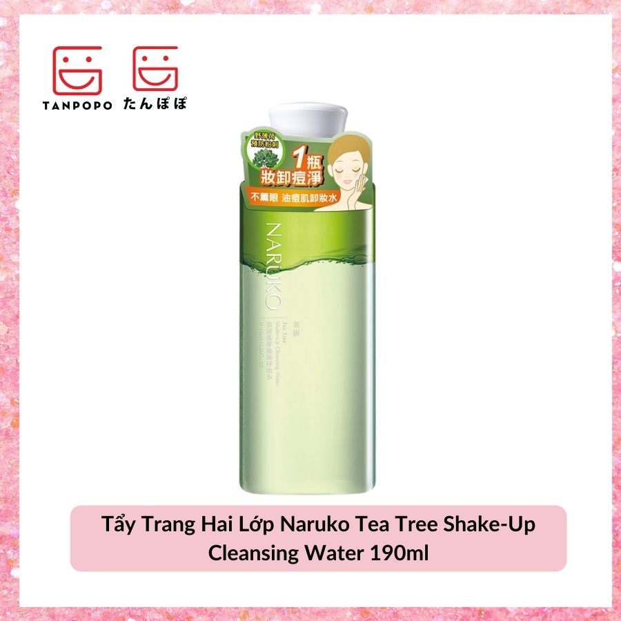 Tẩy Trang Hai Lớp Naruko Tea Tree Shake-Up Cleansing Water 190ml