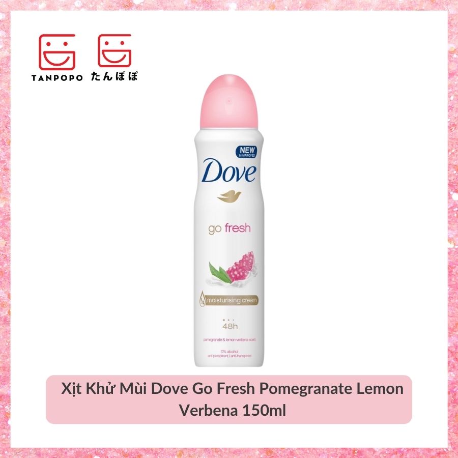 Xịt Khử Mùi Dove Go Fresh Pomegranate Lemon Verbena 150ml