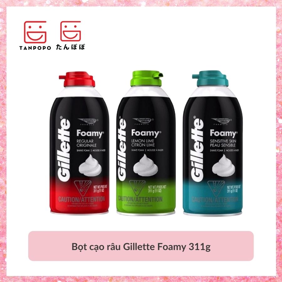 Bọt cạo râu Gillette Foamy 311g