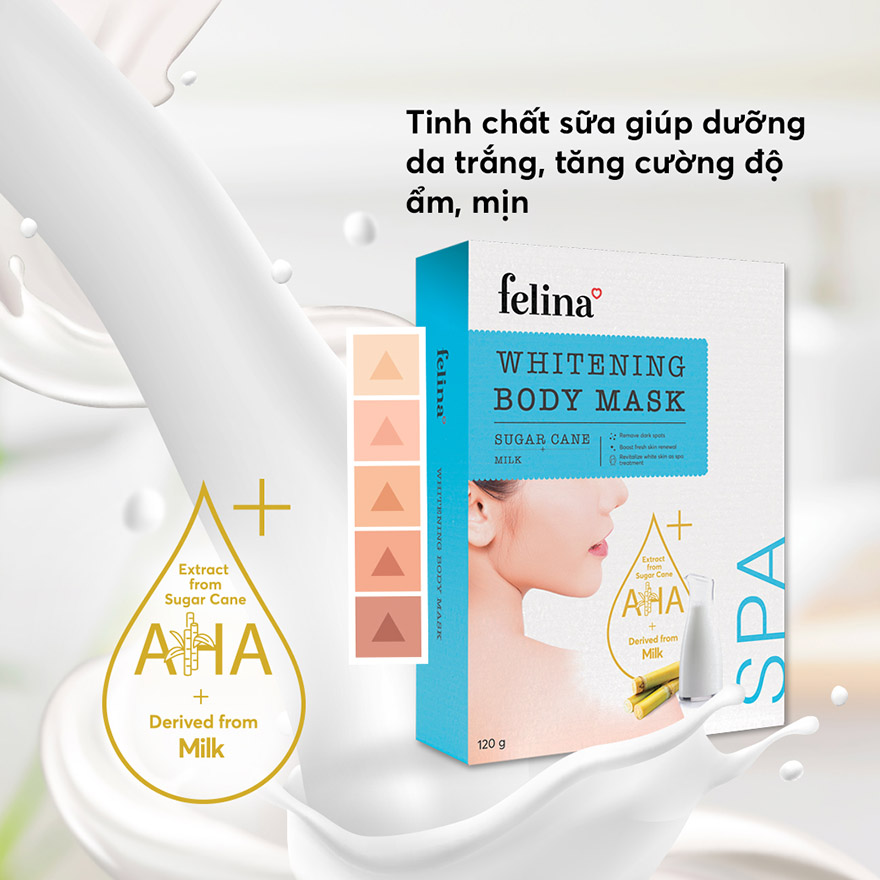 Mặt Nạ Ủ Trắng Da Toàn Thân Felina Whitening Body Mask