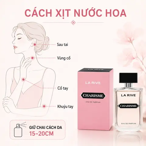 Nước Hoa Nữ La Rive Charisme EDP 90ml