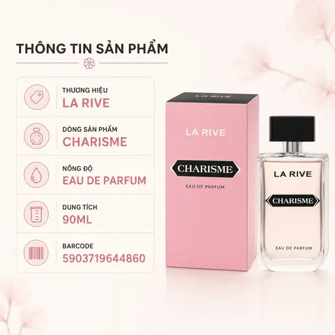 Nước Hoa Nữ La Rive Charisme EDP 90ml