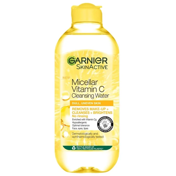 Nước Tẩy Trang Garnier Làm Sáng Da Skin Active Micellair Reinigingswater Met Vitamin C 400ml