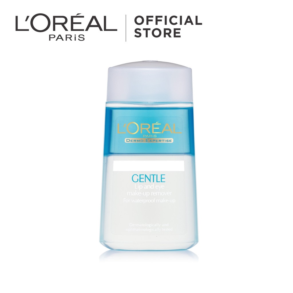 Nước Tẩy Trang Mắt Môi L'Oreal Dịu Nhẹ Gentle Lip And Eye Make-Up Remover 125ml