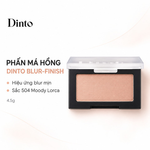 Phấn Má Hồng Thuần Chay Dinto Blur-Finish All That Moments Blusher 4.5g
