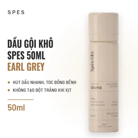 Dầu Gội Khô Spes For Hair Fluffy And Long Acting 50ml - Earl Grey Tea (Hương Trà Bá Tước)